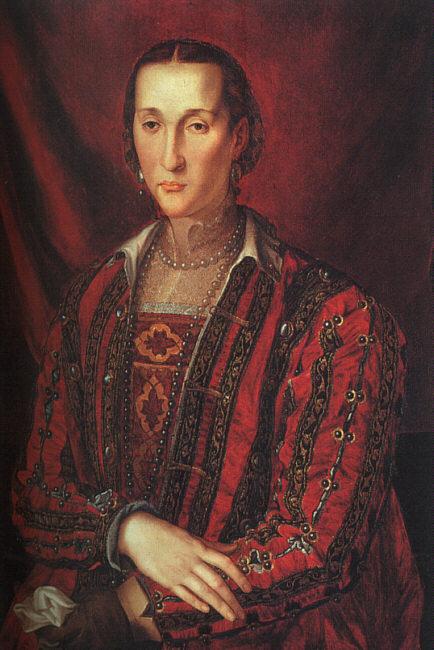 BRONZINO, Agnolo Portrait of Eleanora di Toledo oil painting picture